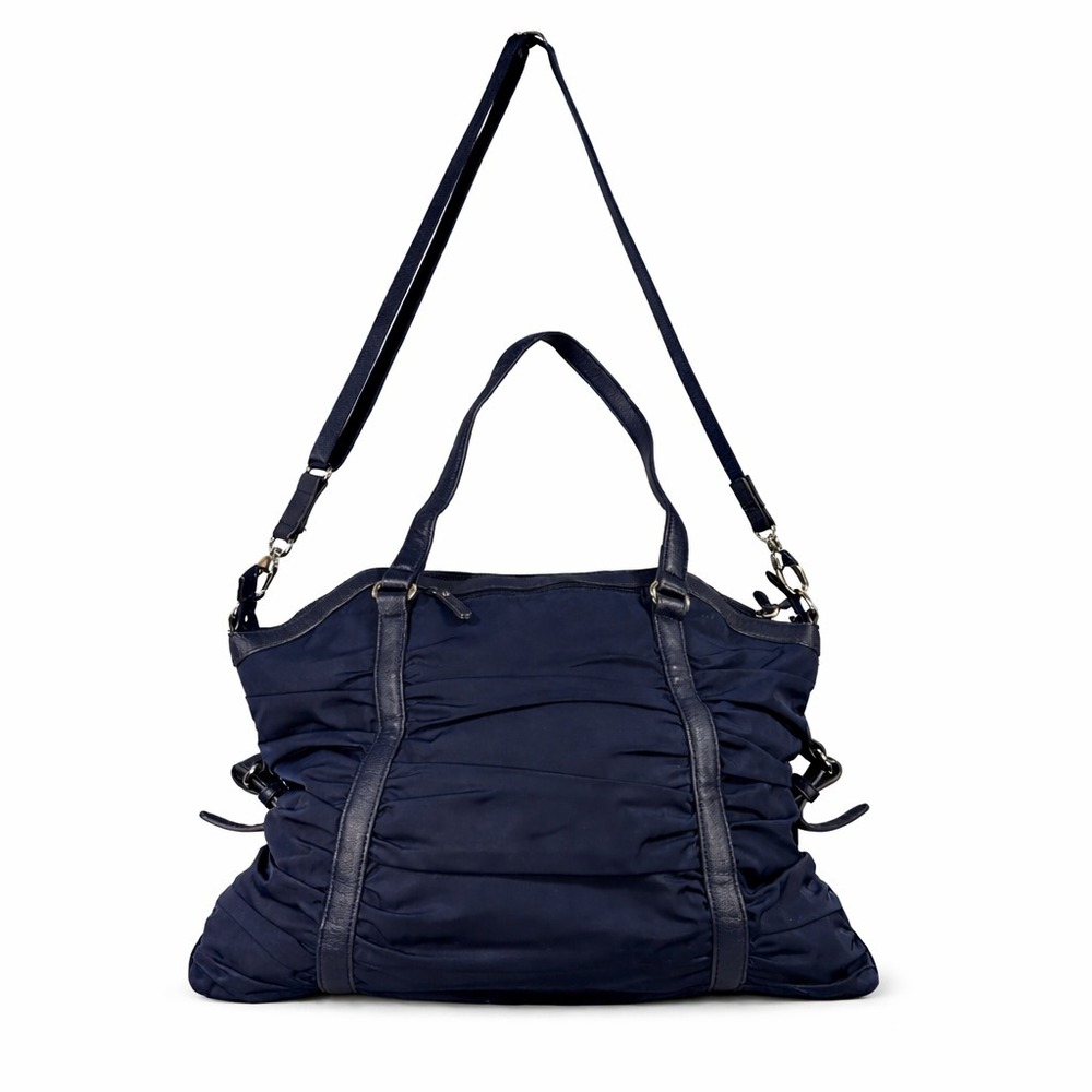 Pottery Barn Kids Navy Diaper Bag Tote Baby Travel Bag Multi Pocket Shoulder